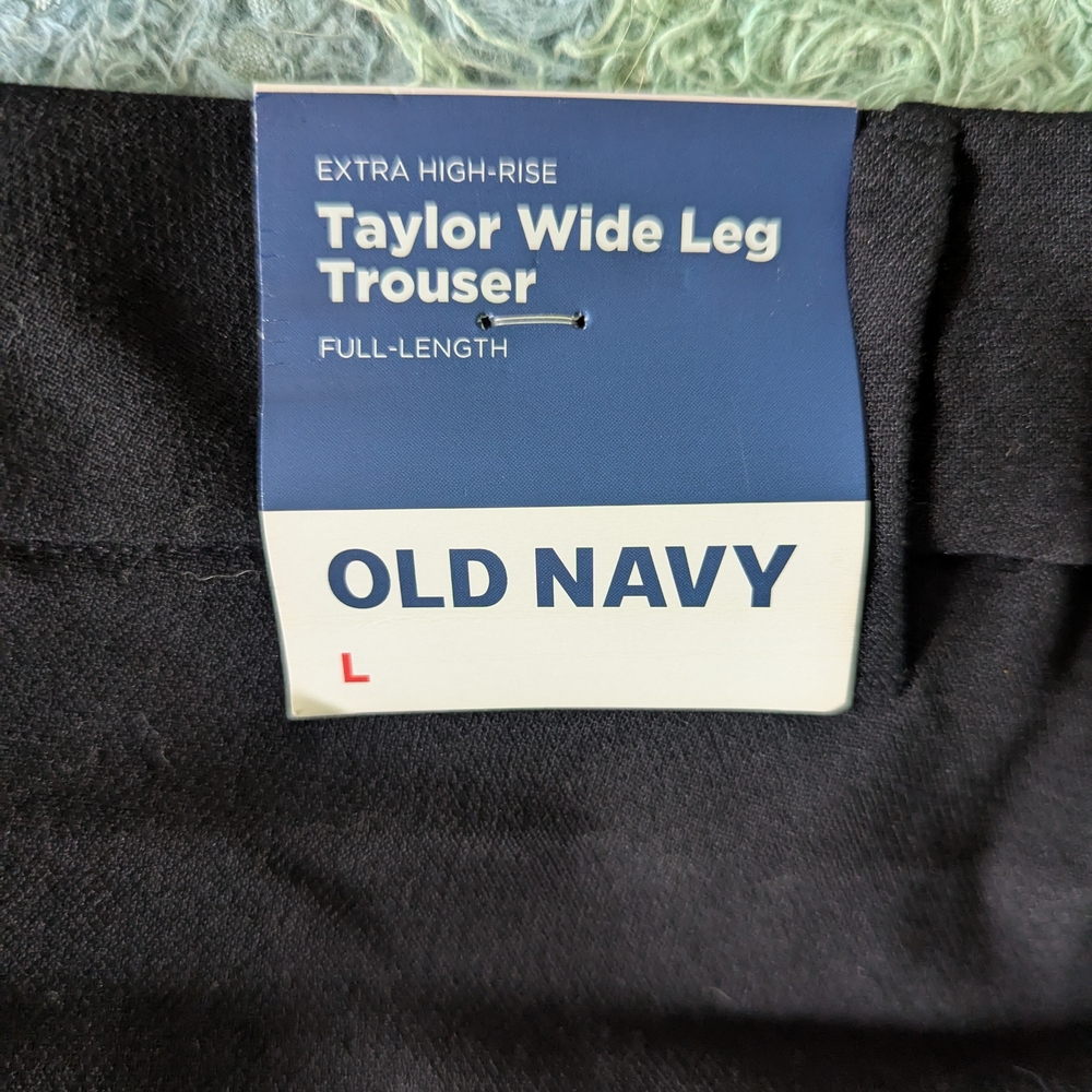 Old Navy Black Wide Leg Trousers